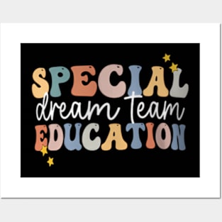 Special Education Dream Team SPED Tee Back to School Posters and Art